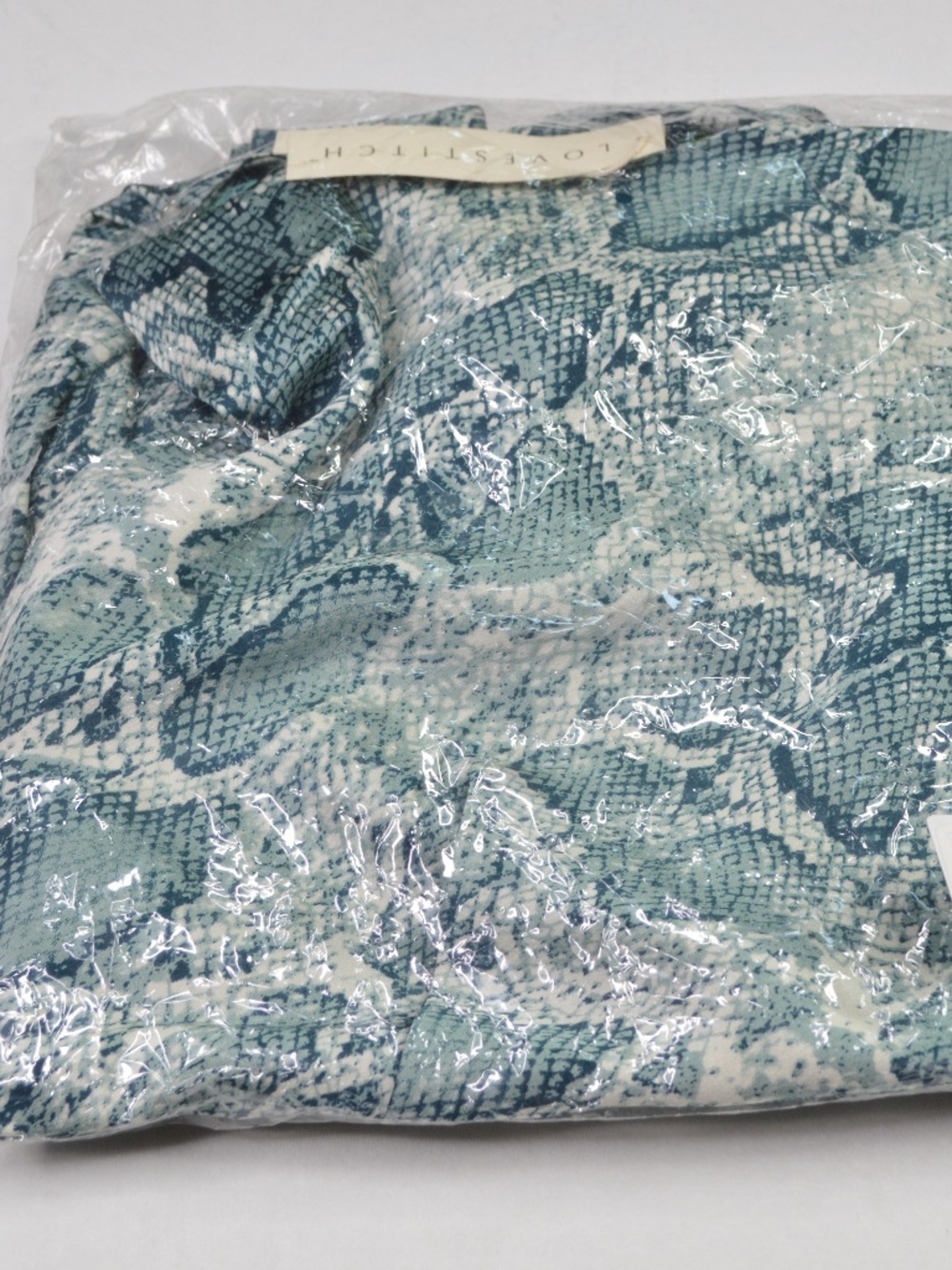 Lovestitch Dress Womens S Small Amanda Snake Print Dress